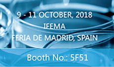 CPhI Worldwide, Oct. 9-11, 2018, IFEMA, FERIA DE MADRID, SPAIN, Booth No.:5F51