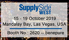 2019.10.15-10.19，SupplySide West 2019，Mandalay Bay, Las Vegas, USA, Booth No.: 2620
