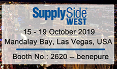 2019.10.15-10.19，SupplySide West 2019，Mandalay Bay, Las Vegas, USA, Booth No.: 2620